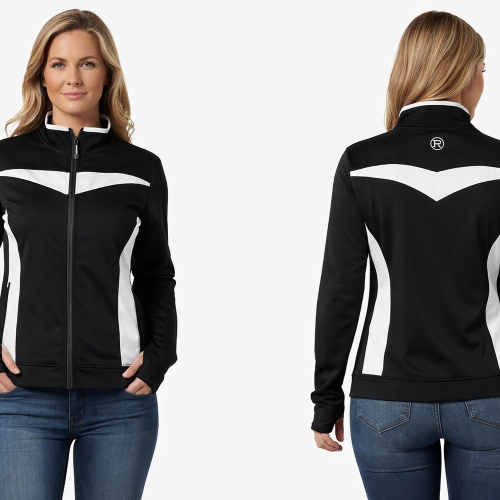Roper Women's Black and White Ski Jacket
